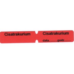 Cisatrakurium, pudełko 200 naklejek
