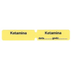 Ketamina mg/ml, pudełko 200 naklejek