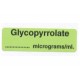 Glikopironium mcg/ml, pudełko 400 naklejek