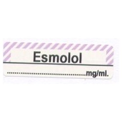 Esmolol mg/ml, pudełko 400 naklejek