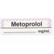 Metoprolol mg/ml, pudełko 400 naklejek