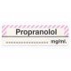 Propranolol mg/ml, pudełko 400 naklejek