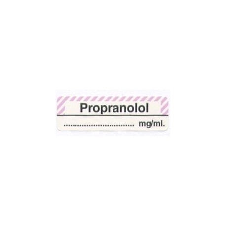 Propranolol mg/ml, pudełko 400 naklejek