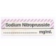 Nitroprusydek sodu mg/ml, pudełko 400 naklejek