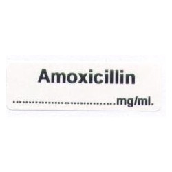 Amoxycyllin mg/ml, pudełko 400 naklejek