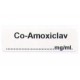Co-Amoxiclav mg/ml, pudełko 400 naklejek