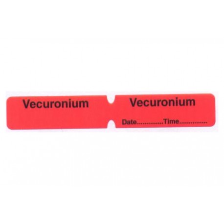 Vekuronium, pudełko 200 naklejek