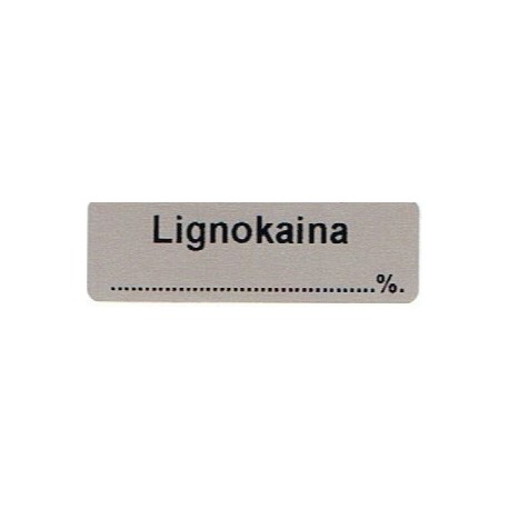 Lignokaina %, pudełko 400 naklejek