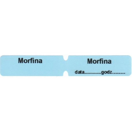 Morfina, pudełko 200 naklejek