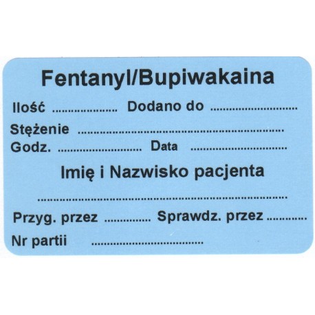 Fentanyl/Bupiwakaina