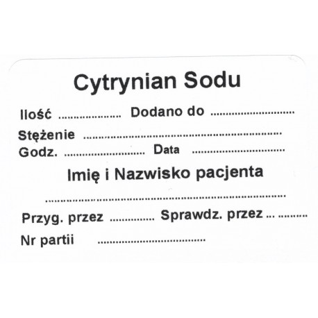 Cytrynian sodu
