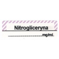 Nitrogliceryna mg/ml, pudełko 400 naklejek