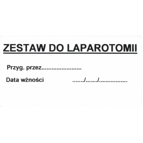 Zestaw do laparotomii