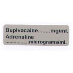 Bupiwakaina mmg/ml - Adrenalina, pudełko 400 naklejek