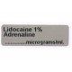 Lignokaina 1% - Adrenalina