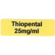 Thiopental 25mg/ml