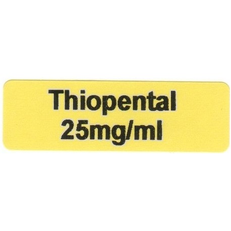 Thiopental 25mg/ml