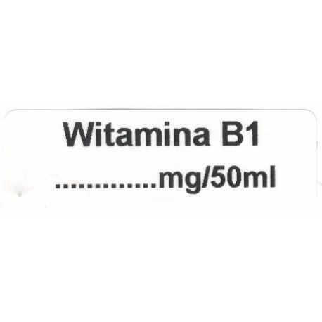 Witamina B1.....mg/50ml