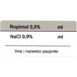 Ropimol NaCl, mieszanka zewnątrzoponowa