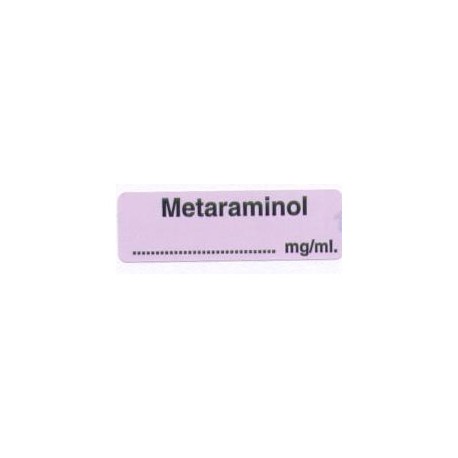 Metaraminol mg/ml, pudełko 400 naklejek