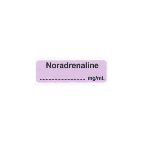 Noradrenalina mg/ml, pudełko 400 naklejek