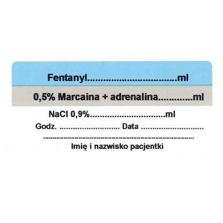 Fentanyl+marcaina+adrenalina ZOP