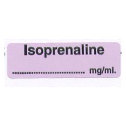 Isoprenalina mg/ml, pudełko 400 naklejek